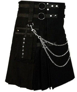 Montre noire pour garçons de qualité supérieure Tartan Scottish Highland Kilt Boys Persevere Tartan Scottish Highland Kilt Respirant logo personnalisé - Product Image 6