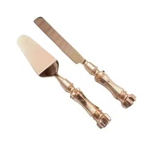 Ensemble de serveurs à gâteau en métal, de haute qualité, fait à la main, durable, écologique, design, nouveau couverts, classique, élégant, décoratif - Product Image 4