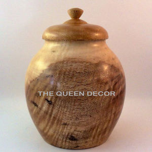 Meilleures ventes Urnes funéraires en bois naturel de haute qualité pour adultes Urnes commémoratives en bois pour cendres - Product Image 3