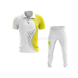 Uniformes de cricket pour hommes personnalisés de haute qualité, sublimés, 100% polyester, vêtements de sport comprenant des maillots et des pantalons, couleur et taille personnalisées - Product Image 1