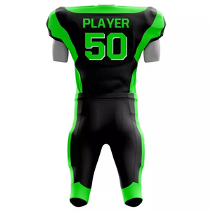 Custom Design American <b>Football</b> Uniform Set Sublimation Printed Team Logo Placement Adjustable Pant Fit Modern Plus <b>Size</b> Summer - Product Image 4