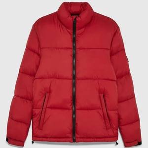 Veste universitaire d'hiver décontractée unisexe design bouffant fermeture à glissière toile tissu capuche crochet coupe-vent lettre veste pour hommes - Product Image 5