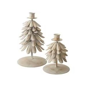 Decoración de Mesa, Árbol de Aluminio con Base, Escultura Ornamental para Decoración Navideña - Product Image 5