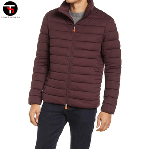 Veste matelassée personnalisée pour hommes Vêtements d'extérieur d'hiver chauds et légers Marque privée Veste matelassée pour hommes Conception imperméable et coupe-vent - Product Image 4