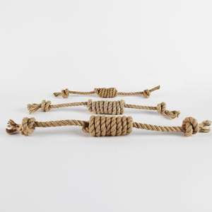 Juguete de cuerda de cáñamo para perros, ecológico, hecho en Vietnam, diseño de cuerda resistente para tira y afloja, alivio del estrés y ejercicio diario. - Product Image 1