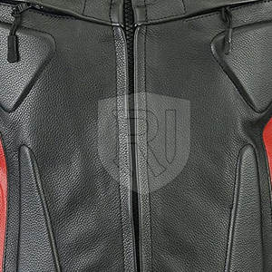 Veste de moto en cuir pour homme ROMEO INDUSTRY de haute qualité avec manches longues et design respirant pour toutes les saisons - Product Image 6