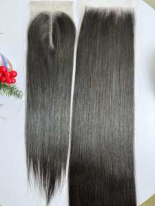 Prix usine Haute Qualité 100% Extensions de Cheveux Humains Vietnamiens Fermeture Frontale Bundle Long 6-32 Pouces Couleur Noire - Product Image 4