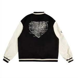 Chaqueta de Béisbol Varsity Bordada Impermeable con Logotipo Personalizado, Ropa Urbana de Alta Calidad para Hombre y Mujer - Product Image 5