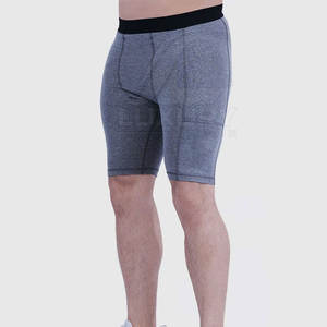 Short de compression pour hommes de haute qualité fabriqué au Pakistan High Street Style taille élastique solide marque privée disponible à la vente - Product Image 2