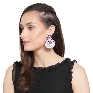 Hermosos pendientes bordados con cuentas hechos a mano semilla cuenta Boho pendiente para mujer chica buena calidad niñas mujeres pendientes bordados - Product Image 3