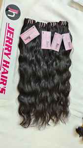 Extensions de tissage de cheveux humains non transformés brésiliens supérieurs Remy Grade Kinky Straight 12 pouces de haute qualité naturel - Product Image 6