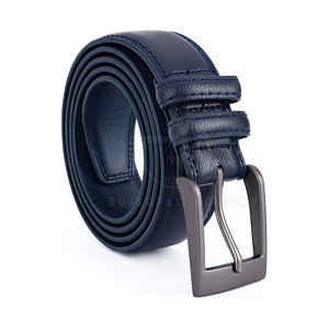 เข็มขัดหนังวัวทำเองวัสดุหนังวัวสไตล์ลำลอง - Product Image 1