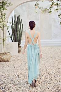 Bohemio Sexy con estilo personalizar tamaño y color Maxi vestidos asequibles en el mejor conjunto de ropa de mujer de fabricación de estampado de bloque de mano - Product Image 3