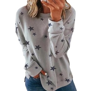 Sudadera Nueva de Otoño e Invierno para Mujer, Camiseta Holgada de Manga Larga con Estampado para Mujer - Product Image 6