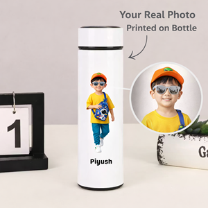 Botella LED Personalizada con Temperatura, Foto y Nombre para Recuerdos de Fiesta - Product Image 6