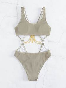 Conjuntos de Bikini, Trajes de Baño, Bikinis con Logotipo Personalizado, Trajes de Baño con Estampado por Sublimación, Oferta, Bikinis de Dos Piezas con Relleno y Push-Up para Mujer - Product Image 2