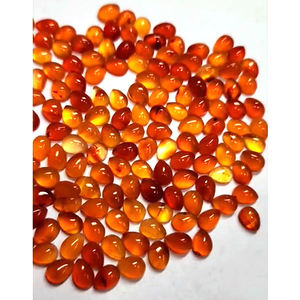 447 piezas de cornalina Natural Akik 7x5mm a 10X8mm cabujón de pera 520 CTS lote Iroc ventas rojo ónix lágrima suelta cabina de piedras preciosas - Product Image 6