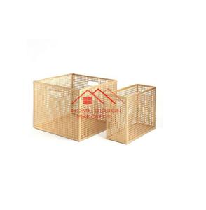 Hot Selling Factory Wholesale Iron Wire Mesh <b>Basket</b> <b>With</b> Handle in Matt <b>Black</b> Finished Product for Home Decoration - Product Image 6