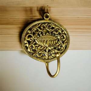 Antique Reproduction Brass Wall <b>Hooks</b> with Best Quality Craftsmanship for Historic Home& Insect Design Golden Polished Finished - Product Image 5