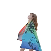 Modernes, individuell gestaltetes, tierbedrucktes, umweltfreundliches Mikrofaser-Schnelltrocknungs-Strandtuch mit saugfähigem, sandfreiem Design für den Außenbereich
