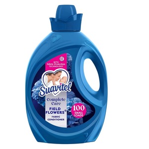 Suavitel Complete <b>Liquid</b> Fabric Softener, Color & Fiber Protection, Field Flowers Scent, 100 Fl Oz - Product Image 1