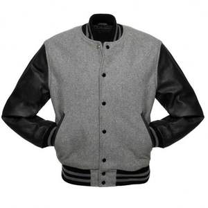 Blouson bombardier à manches en cuir personnalisé Vol Baseball Veste d'hiver Vintage Letterman Varsity Jacket - Product Image 1