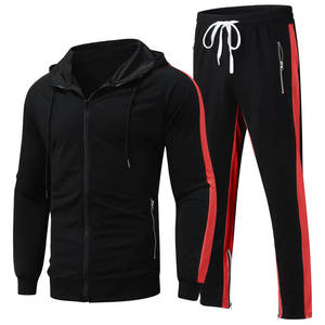 Chándal de lana GSM 100% de 300 algodón para hombre, ropa de invierno informal táctica para exteriores, conjuntos de sudaderas con capucha y bordado con logotipo personalizado - Product Image 2