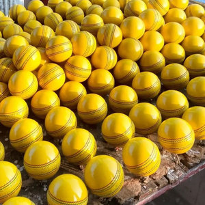 Balle dure jaune de cricket balle dure de cricket sur mesure nouveau design balle dure de cricket vente en gros - Product Image 6