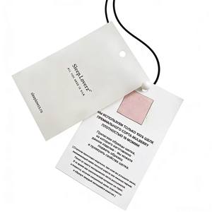 Ucuz Toplu Ekolojik Şeffaf Kağıt Giyim Etiketleri Dikdörtgen Şeklinde Özelleştirilebilir Çocuk Giysileri Bebek Giysileri için - Product Image 1