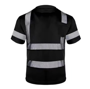 T-shirt de sécurité réfléchissant haute visibilité de haute qualité, manches longues, chemises de travail de construction avec réflecteur, chemises légères - Product Image 6