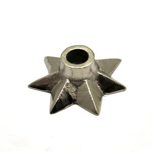 Modern Design <b>Star</b> Shape Christmas Decorative Metal Taper Candle Holder Silver Plated for Indoor and Outdoor <b>Lighting</b> Decoration - Product Image 2
