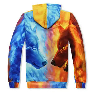 ชุดวอร์มแขนยาวสำหรับผู้ชายชุดวอร์มพิมพ์ลายสีต่างกันแบบกำหนดเอง - Product Image 6