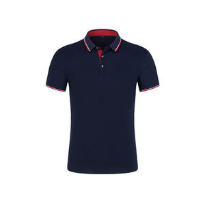 Vente à chaud T-shirts polo d'été personnalisés pour hommes Chemise tricotée unie à manches courtes en coton directement de l'usine à vendre - Product Image 3