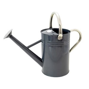 Nouveau Design eau peut poudre enduit finition noir arrosoir métal fer stockage de l'eau canne pour décor extérieur plante verte gard - Product Image 5