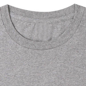 T-shirt à manches courtes gris en gros Sportswear T-shirt à col rond pour hommes adultes - Product Image 3