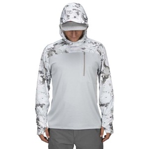 เสื้อตกปลาแบบมีฮู้ดแห้งเร็วของผู้ชายเสื้อตกปลาแบบระเหิดสำหรับใส่เล่นทัวร์นาเมนท์ป้องกันแบบ UPF - Product Image 1