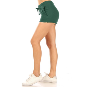 Short de fitness taille haute pour femme vert sport polaire vêtements d'entraînement flexibles et respirants pour une utilisation en salle de sport - Product Image 4