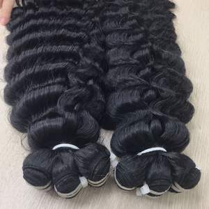 Cabello humano rizado tejido venta al por mayor grado barato primavera rizo cabello humano teje paquetes romance rizo alta calidad primavera rizo - Product Image 2