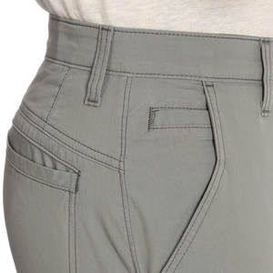 กางเกงเอวกลางขาสั้นผ้าฝ้าย100% ทำจากผ้าฝ้ายทอลายทแยงทนทานและเป็นมิตรกับสิ่งแวดล้อมสไตล์ลำลองโดยผู้เล่นย้อมธรรมดา - Product Image 5