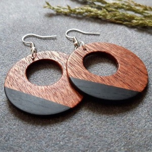 <b>Earrings</b> Wholesale Handmade Wooden Fashion <b>Earrings</b> - Product Image 4
