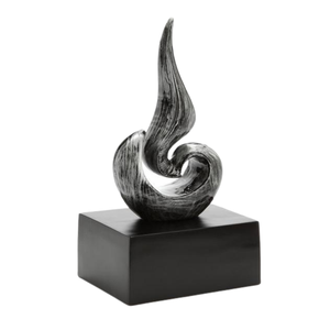 Urnes de sculpture en aluminium de la dernière conception de flamme pour les cendres humaines - Product Image 1