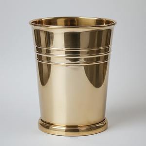 Contenedor de Basura Moderno de Acero Galvanizado sin Tapa para Restaurantes, Cafeterías y Oficinas, Ofrece Almacenamiento Práctico de Residuos Limpios - Product Image 5