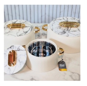 Marmite en métal isolée Casserole thermos en acier inoxydable Casserole isolée - Product Image 1