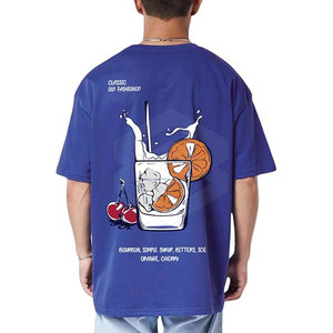 เสื้อยืดโอเวอร์ไซส์ ผ้าฝ้าย/ใยไผ่ สีและโลโก้สั่งทำได้ ระบายอากาศดี สัมผัสนุ่ม คุณภาพสูง ขายส่ง - Product Image 2