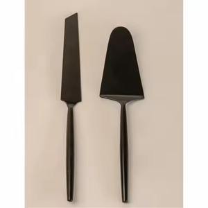 Ensemble de serveurs à gâteau de luxe pour événements, or, restaurant, métal, polissage miroir élevé, couverts - Product Image 3