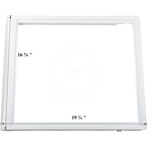 Tapa Superior para Bandeja de Verduras Frigidaire Compatible con 240350702, Nueva, de Plástico, para Refrigerador Doméstico - Product Image 1