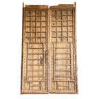 Puerta de Madera Maciza Hecha a Mano Vintage, Paneles Tallados, Marco Original, Diseño Tradicional Antiguo, Marca de Arte Indio de Rajastán - Product Image 6