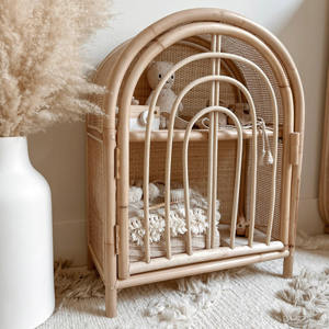 Armoire de rangement en rotin pour décoration de chambre d'enfants en gros belle armoire naturelle armoires pour bébés armoires pour enfants - Product Image 2