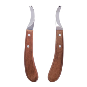 Veterinary Instrument For Horse Grooming Wood Handle Hoof Knife For <b>Trimming</b> Horse Cut <b>Tool</b> Horse Curry Comb - Product Image 1