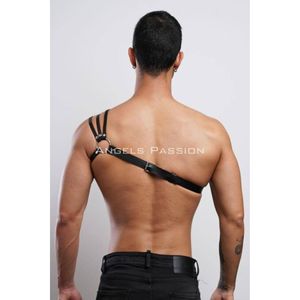 Elegante imbracatura per le spalle da uomo con dettagli sulle spalle da uomo